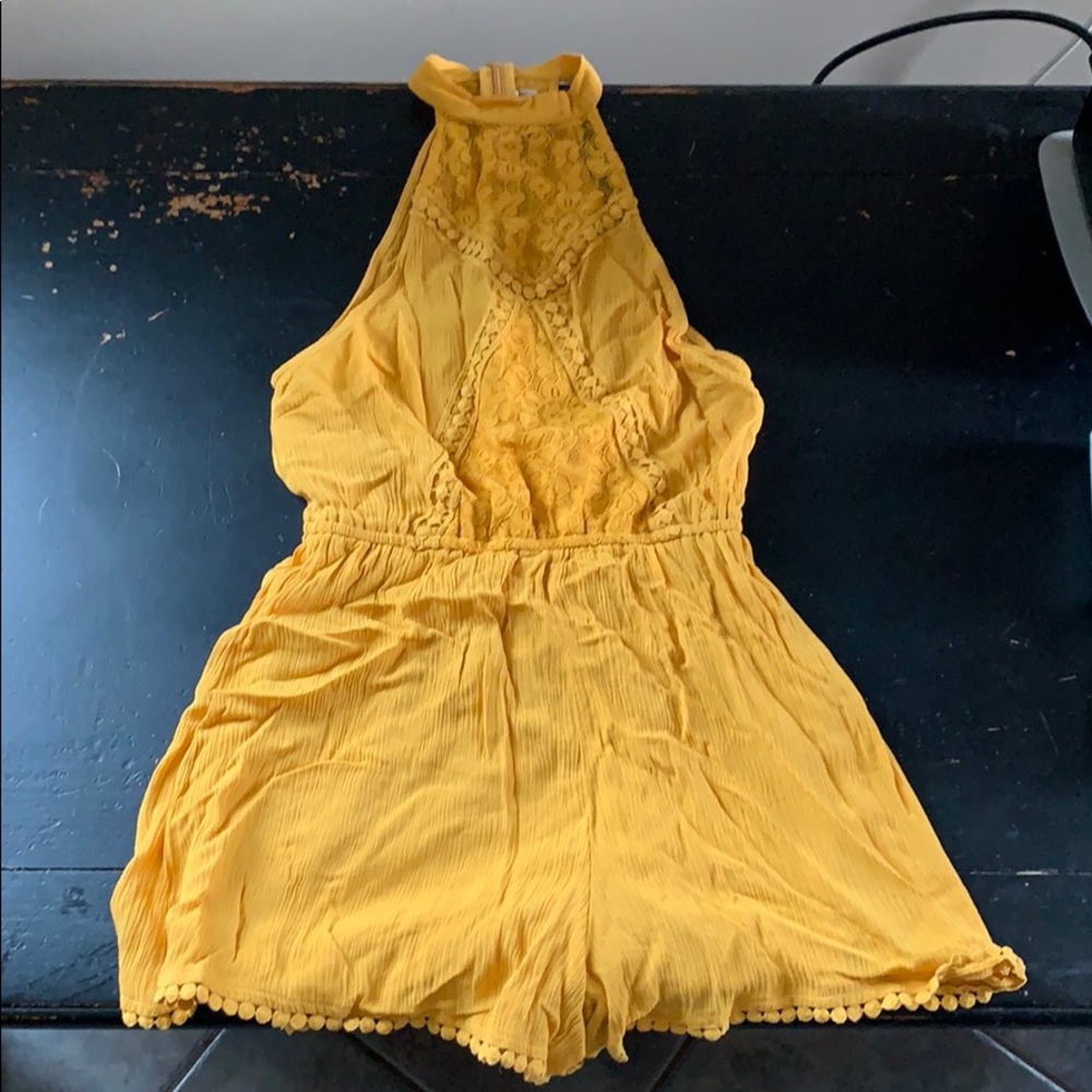 Love fire mustard romper